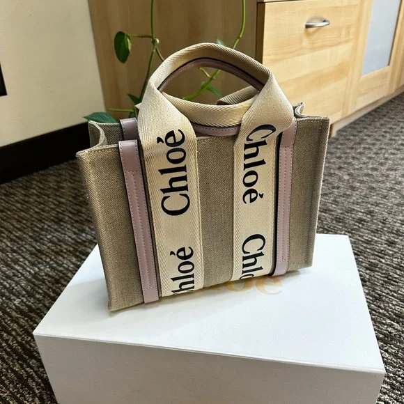 Chloé Woody Small Tote Bag - Picture 1 of 6